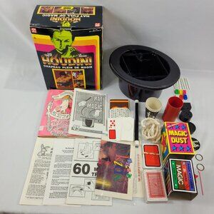 The Great Houdini Vintage 1987 Hat Full of Magic Kit